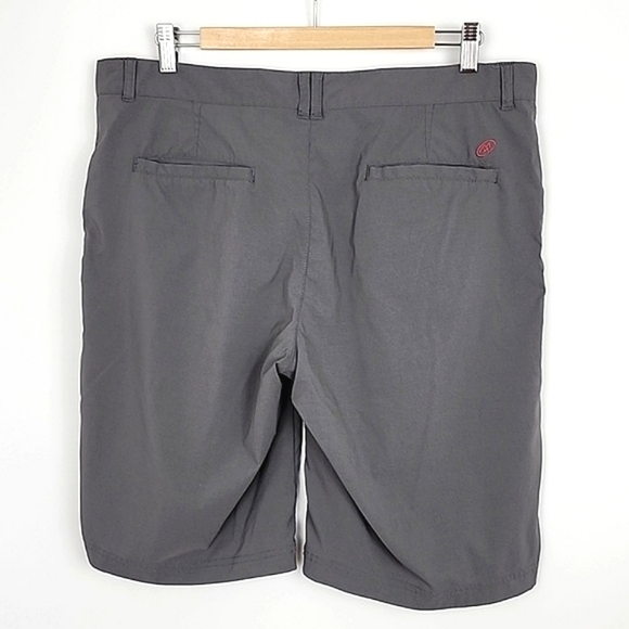 Cloudveil Men's Grey Stone Shorts Roll  Up Hem Hiking Travel Lightweight Size XL - Picture 2 of 15